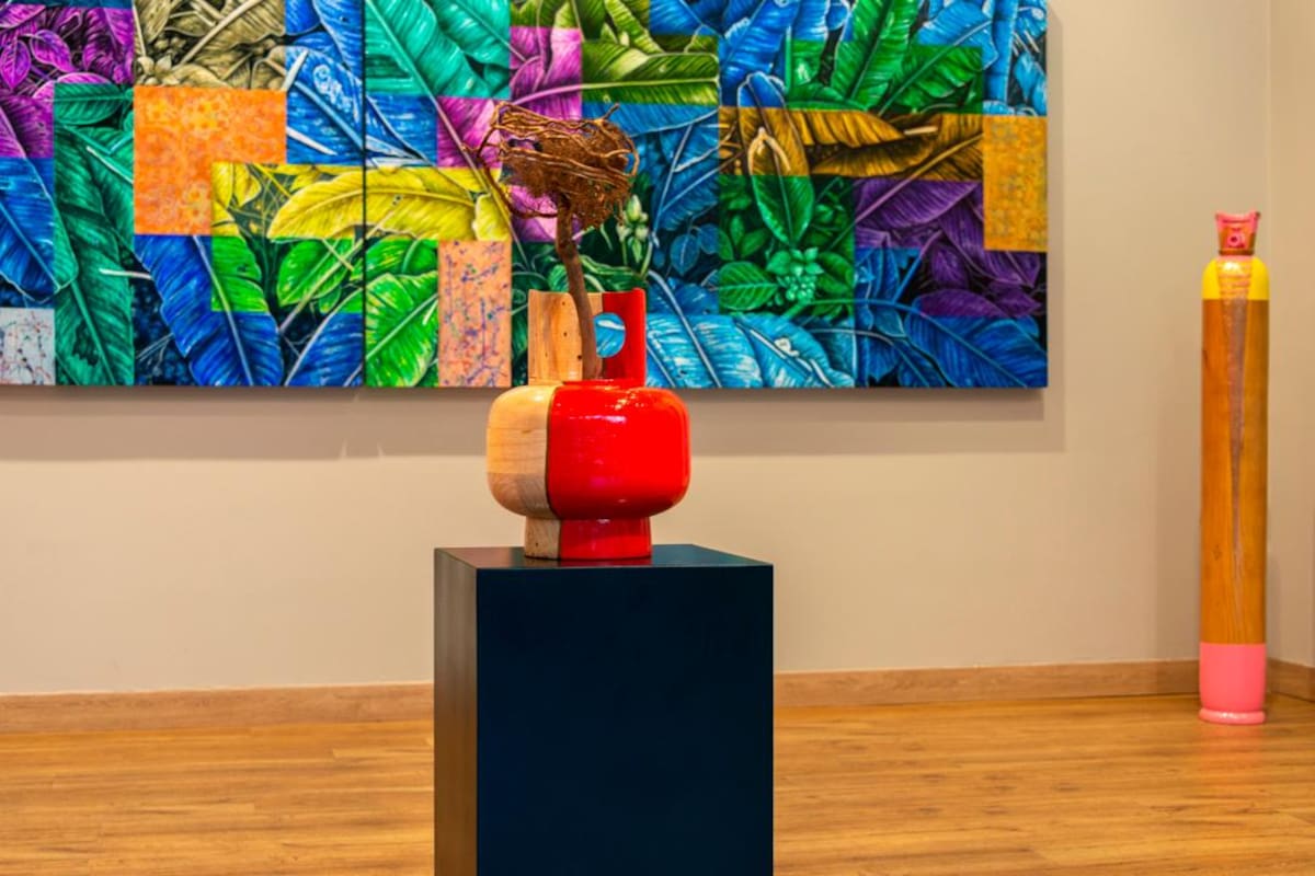 Exposición artística en La Inquisición, del autor Óscar Villalobos