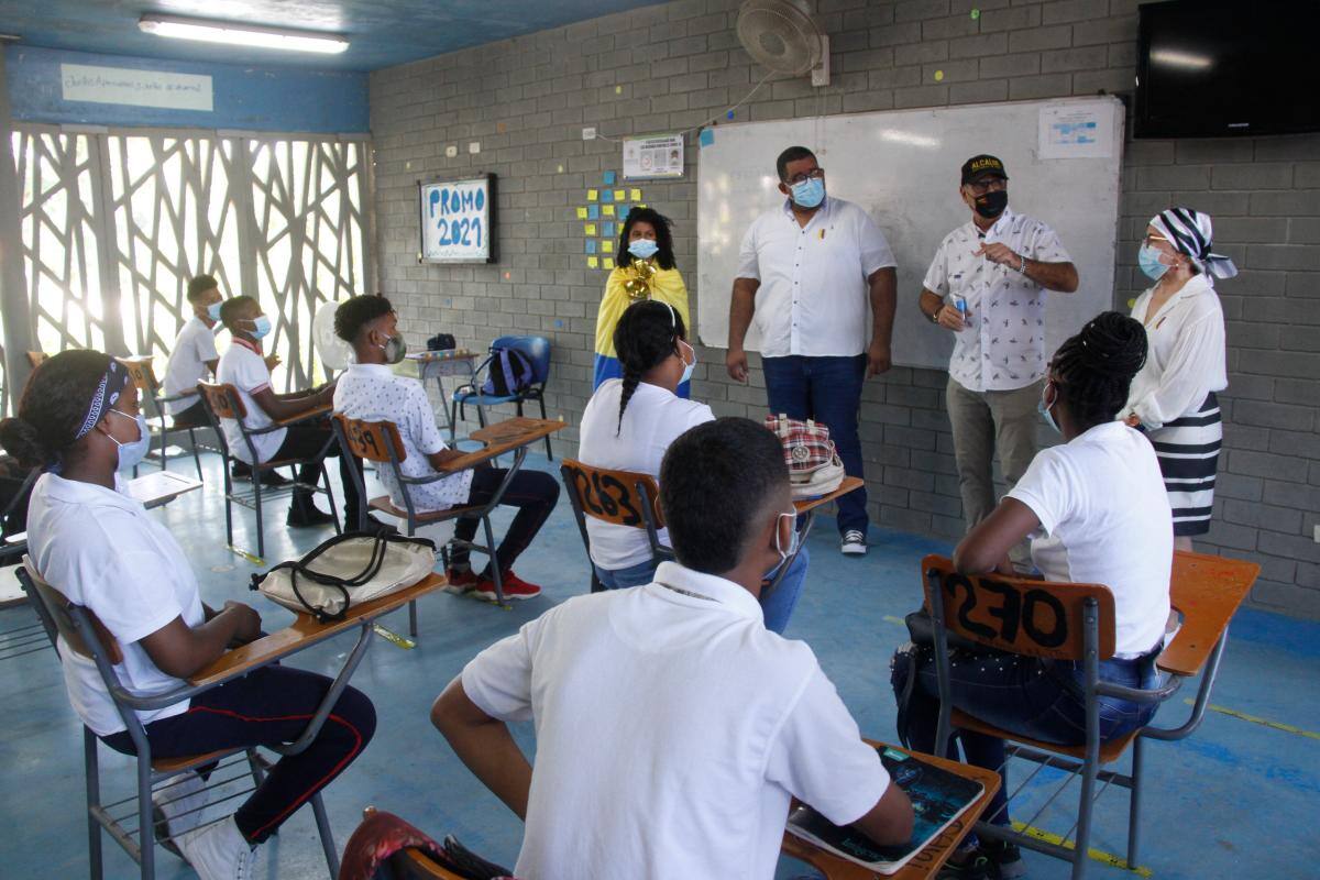 Así se vive el regreso a la presencialidad en Cartagena