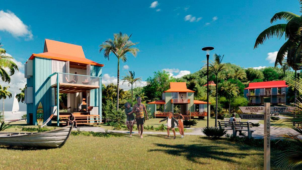 Vivienda de dos pisos. Propuesta de los arquitectos Alexis González, Gustavo Barco, Jean Carlo Dinas y Norberth Aristizábal. //CORTESÍA