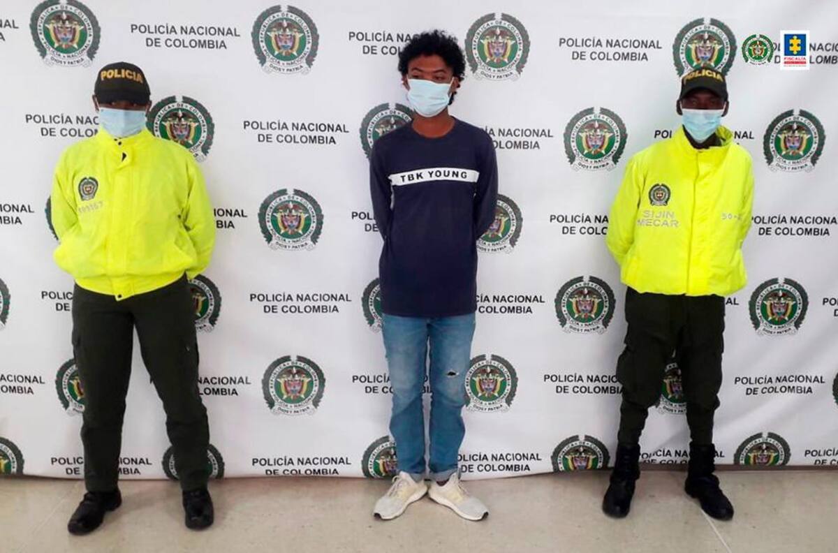 Kevin Puello, capturado por delitos sexuales en Cartagena.