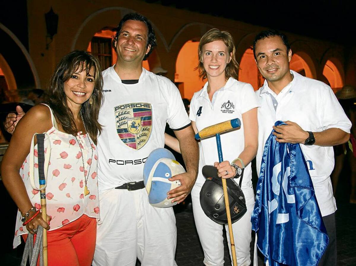 Ana María Cáceres, Gonzalo Susini, Sofía Lissbrant y Daniel Calderón.