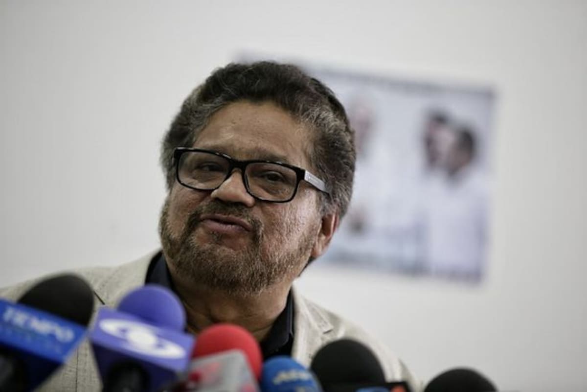 Iván Márquez, jefe negociador de las Farc. //Colprensa.