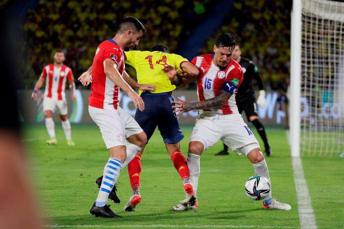 Así llegan Colombia y Paraguay, quienes se enfrentarán hoy en la tarde