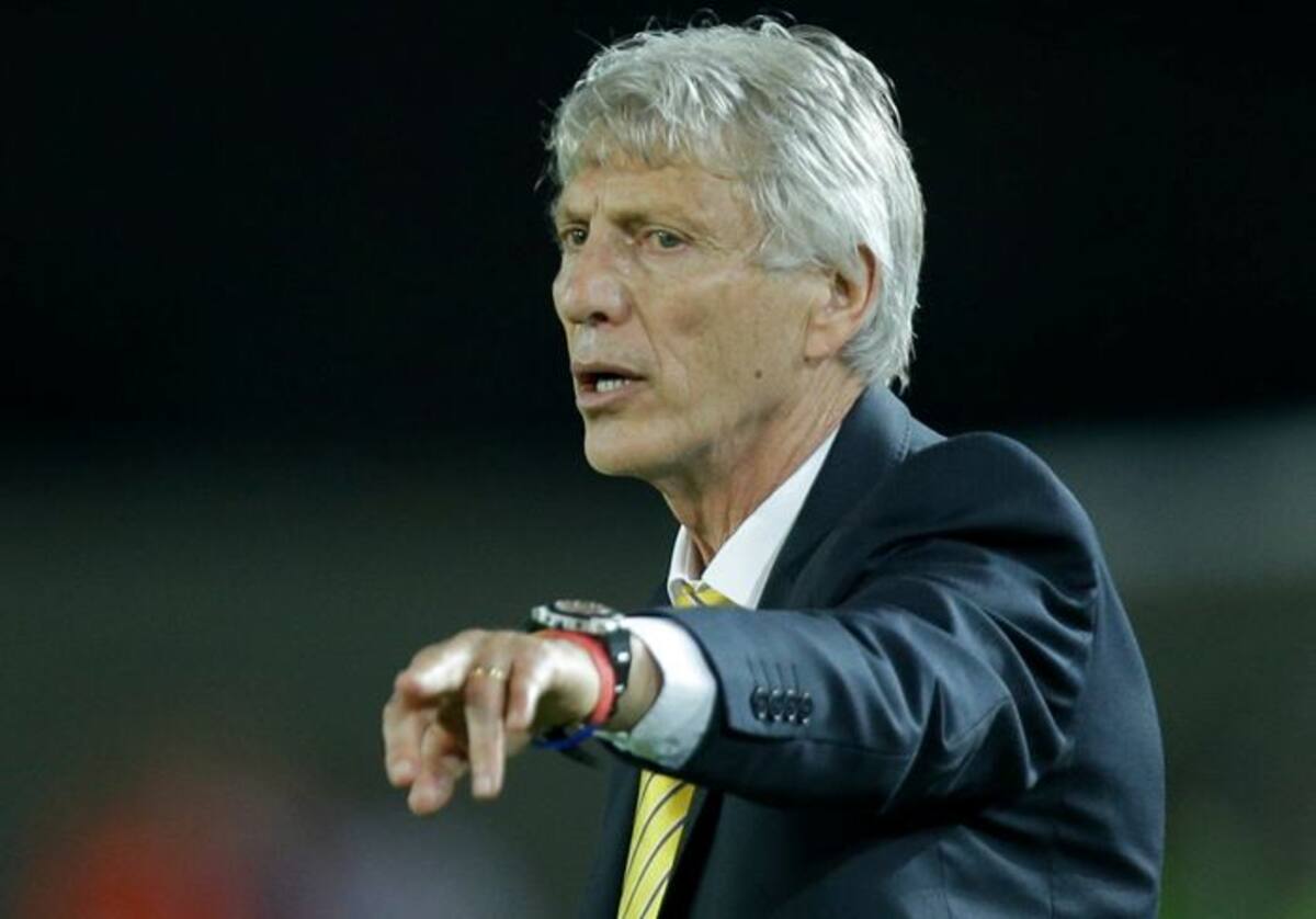 José Pékerman, director técnico de Colombia. AP Fernando Llano