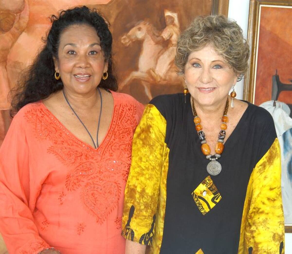 Gloria Triana y Totó La Momposina en 2007. Maruja Parra-El Universal