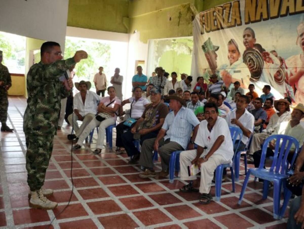 La Armada Nacional, por medio de un asesor jurídico de Acción Integral, es garante del cumplimiento de requisitos de la Asociación. LILA LEYVA - EL UNIVERSAL