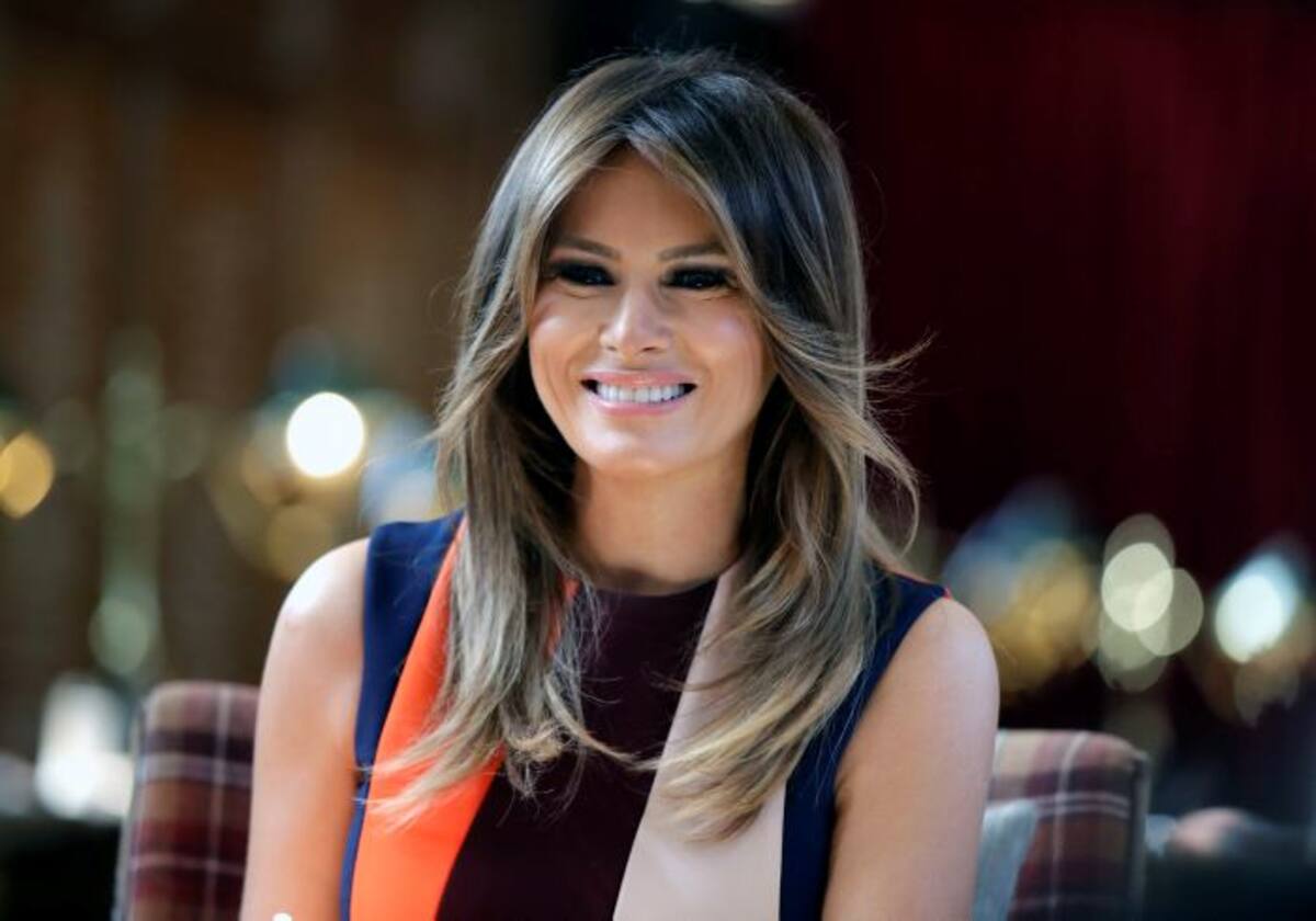 Melania Trump, primera dama de Estados Unidos. AP Luca Bruno