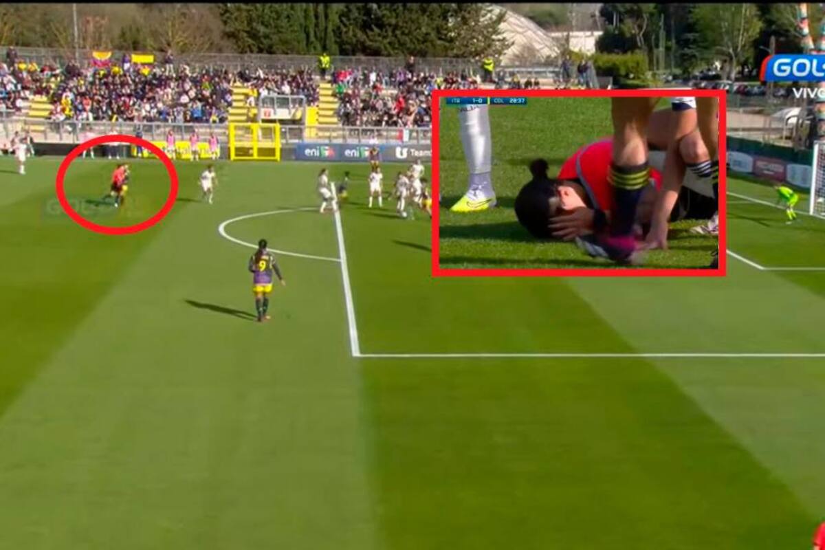 Video: Árbitra quedó noqueada por golpe con la colombiana Lorena Bedoya