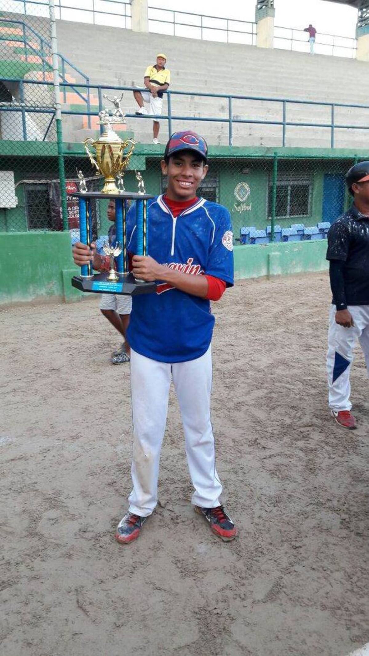 Jimmy Meléndez, pelotero destacado de Cararín en la categoría prejunior. Cortesía