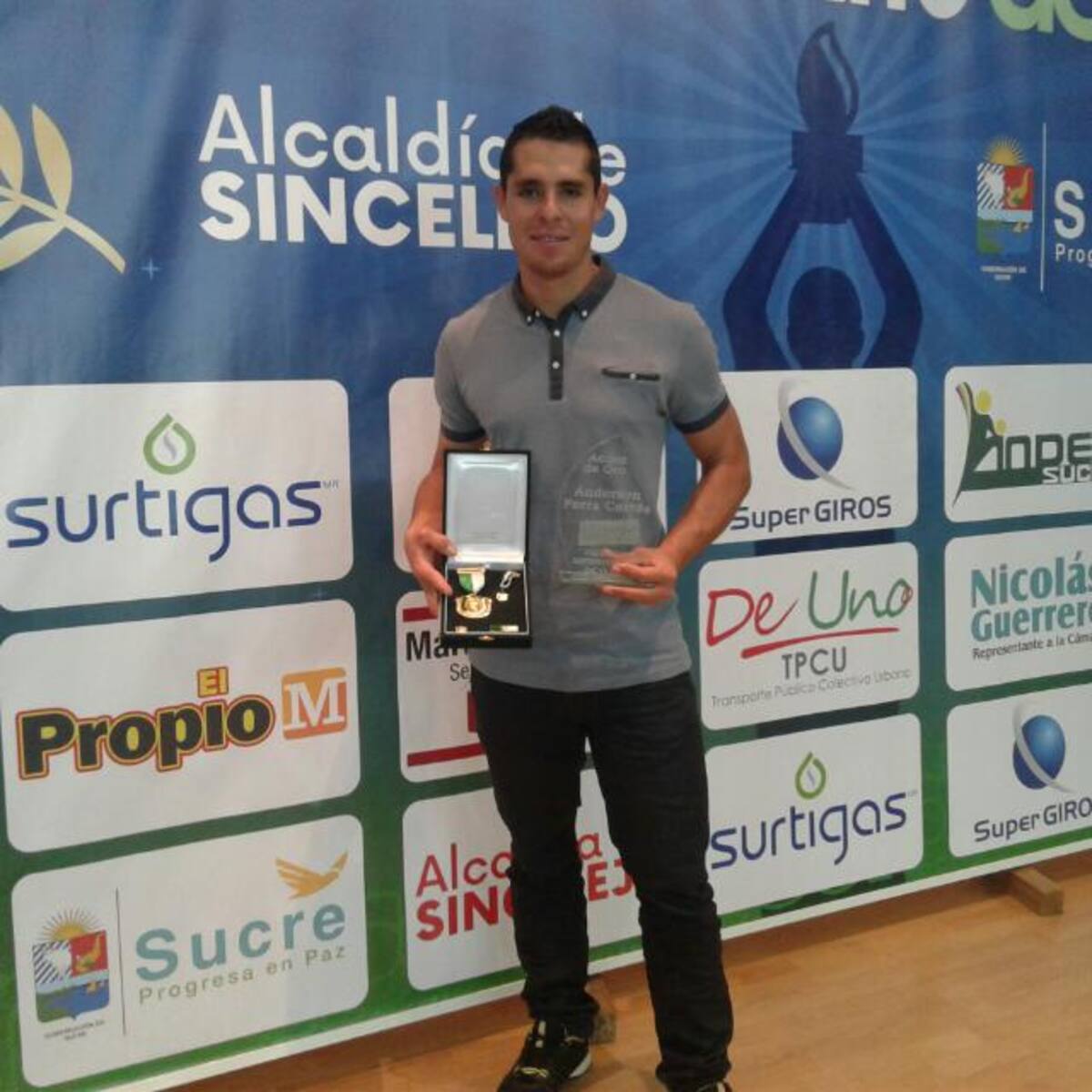 Anderson Parra Cortes, ciclista sucreño. Cortesia