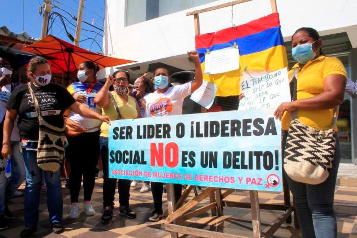 La historia de Lusy, la mujer desplazada detrás del plantón en Bazurto