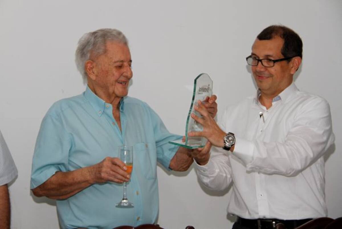 Enrique Zurek, fundador de Indufrial, y John Matallana, presidente. MARUJA PARRA
