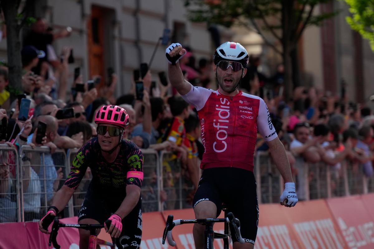 Benjamin Thomas se alzó con la quinta etapa del Giro de Italia