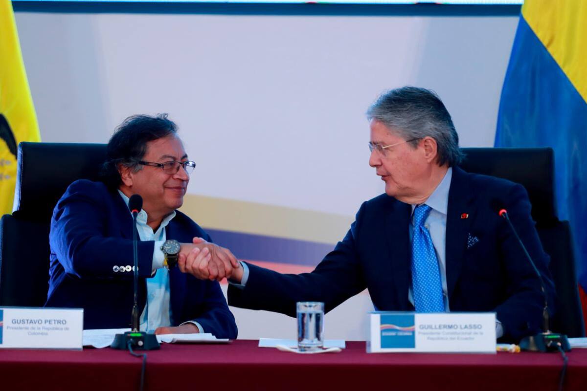 Petro y Lasso analizan en su cumbre bilateral la amenaza de la “policrisis”