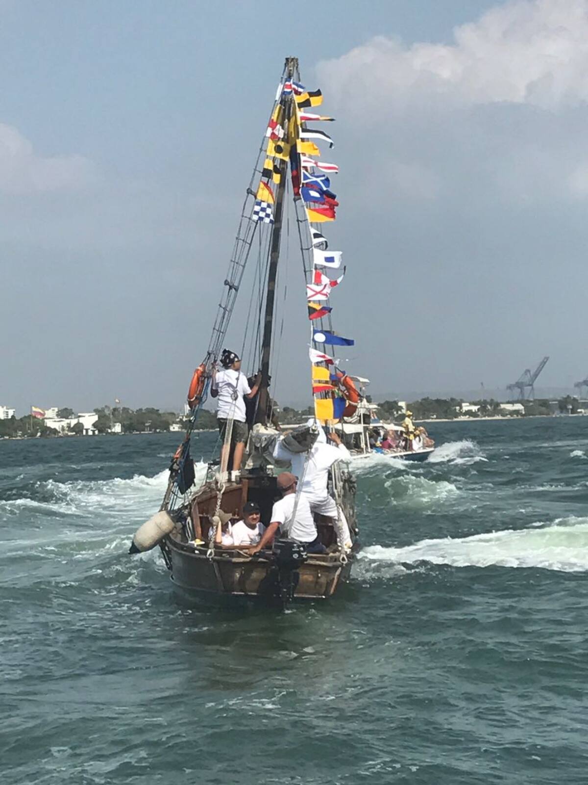El barco recibe muchos elogios de otros navegantes. Foto: Cortesía.