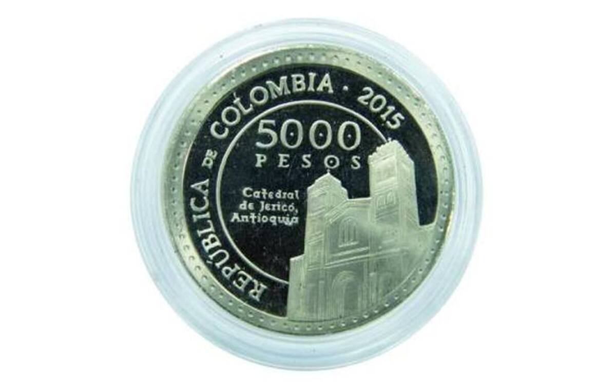 La moneda en empaque de acrílico tiene un costo de $5.000. ARCHIVO BANCO DE LA REPÚBLICA.