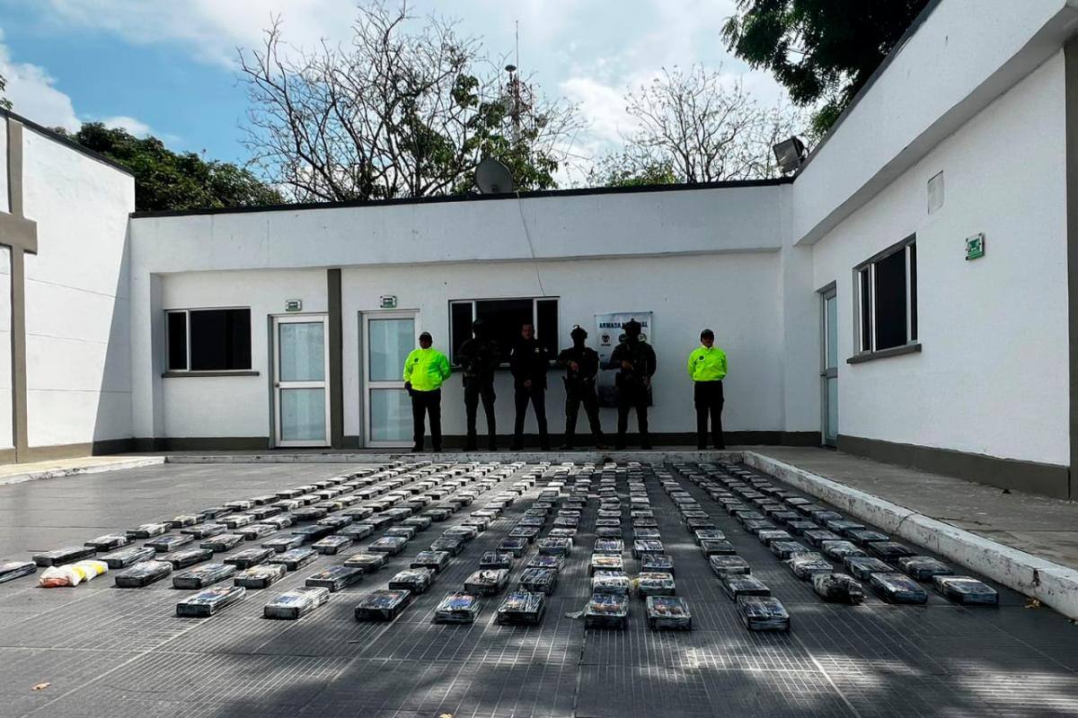 Video: Así fue el operativo de la Armada para incautar 276 kilos de cocaína