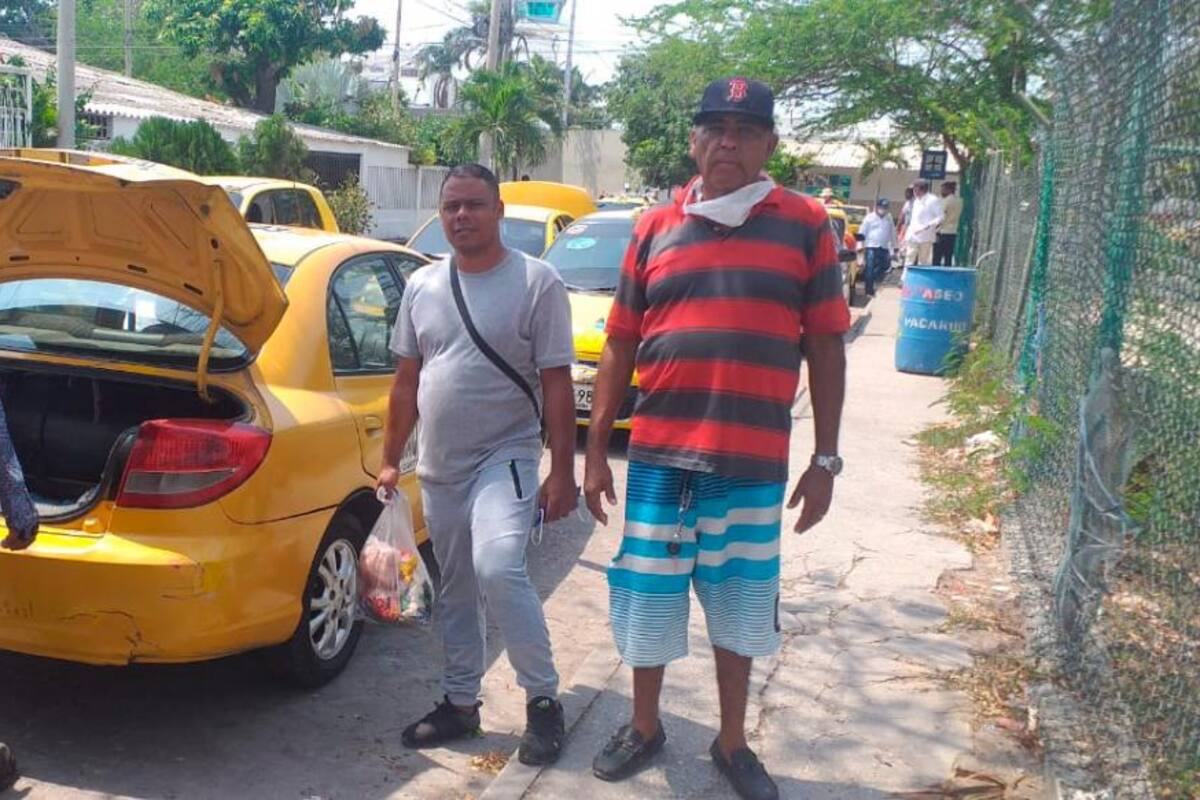 El gremio de taxistas recibió mercados durante cuarentena