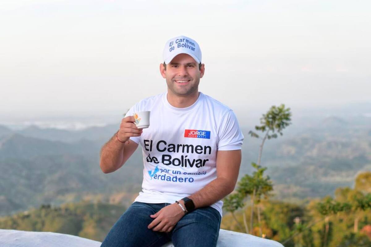 Durante su campaña política, Jorge Benedetti ha recorrido todo el departamento de Bolívar.