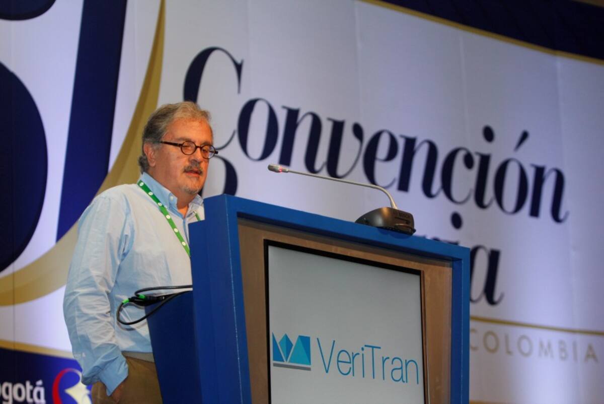 Gerardo Hernández, superintendente financiero de Colombia en la apertura de la Convención Bancaria, en el Centro de Convenciones. Julio Castaño - El Universal