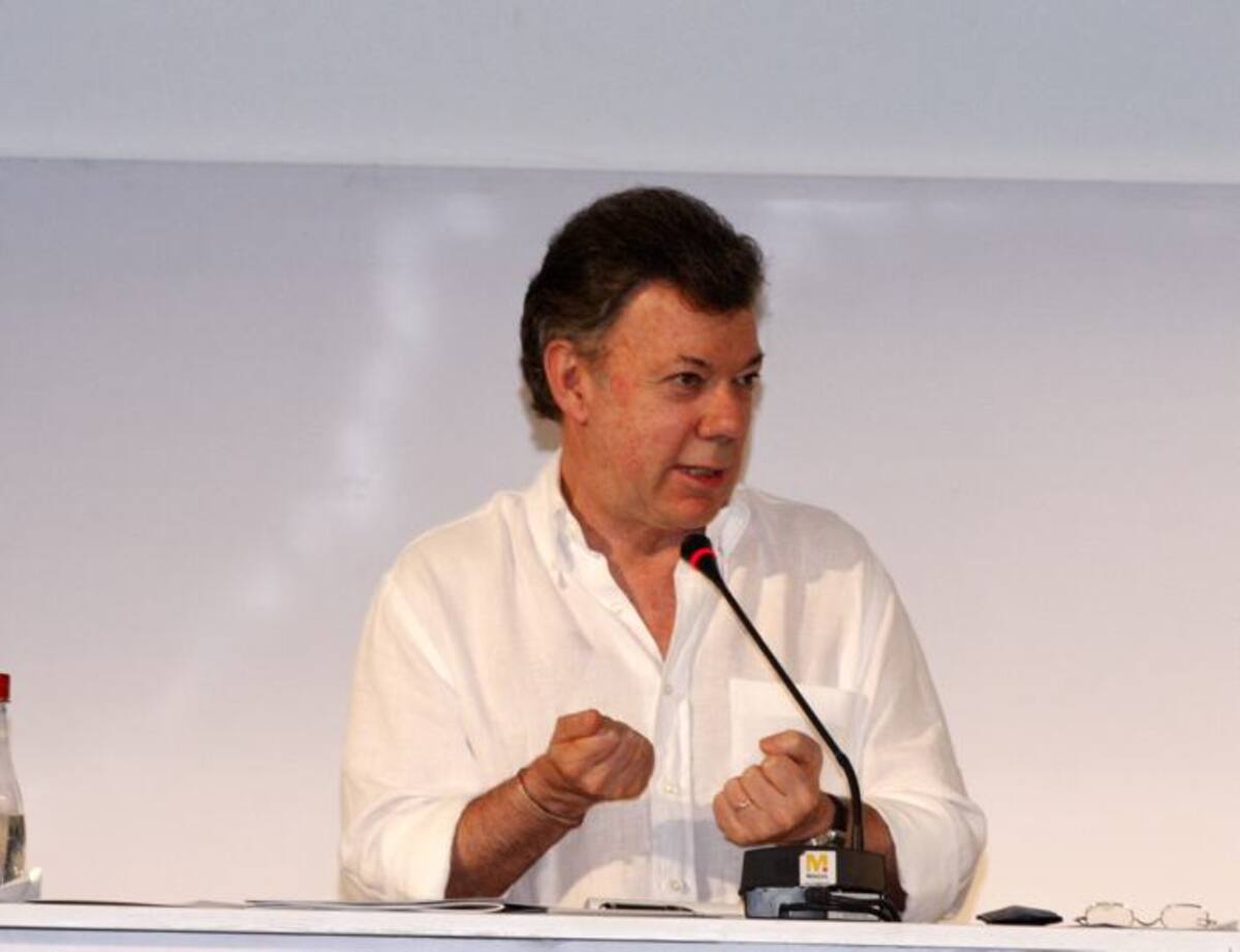 Juan Manuel Santo, presidente de Colombia. CORTESÍA