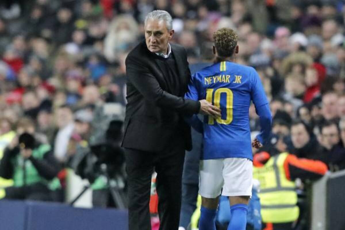 Neymar se retira lesionado del amistoso contra Camerún
