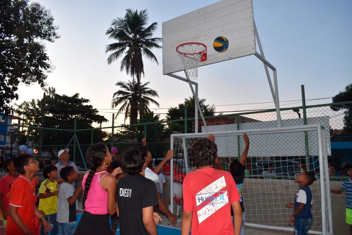 El parque fue inaugurado con bombos y platillos por el alcalde de Turbaco.