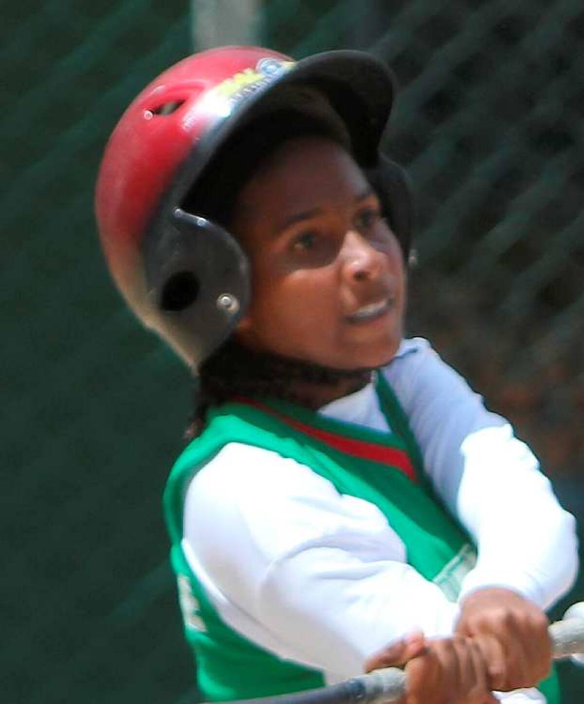 Mayda Blanco, pelotera sucreña integrante de la selección colombiana.