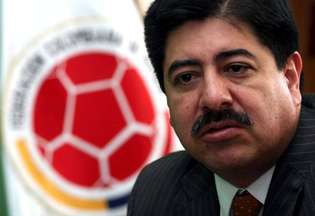 Luis Bedoya, presidente de la Federación Colombiana de Fútbol. Colprensa