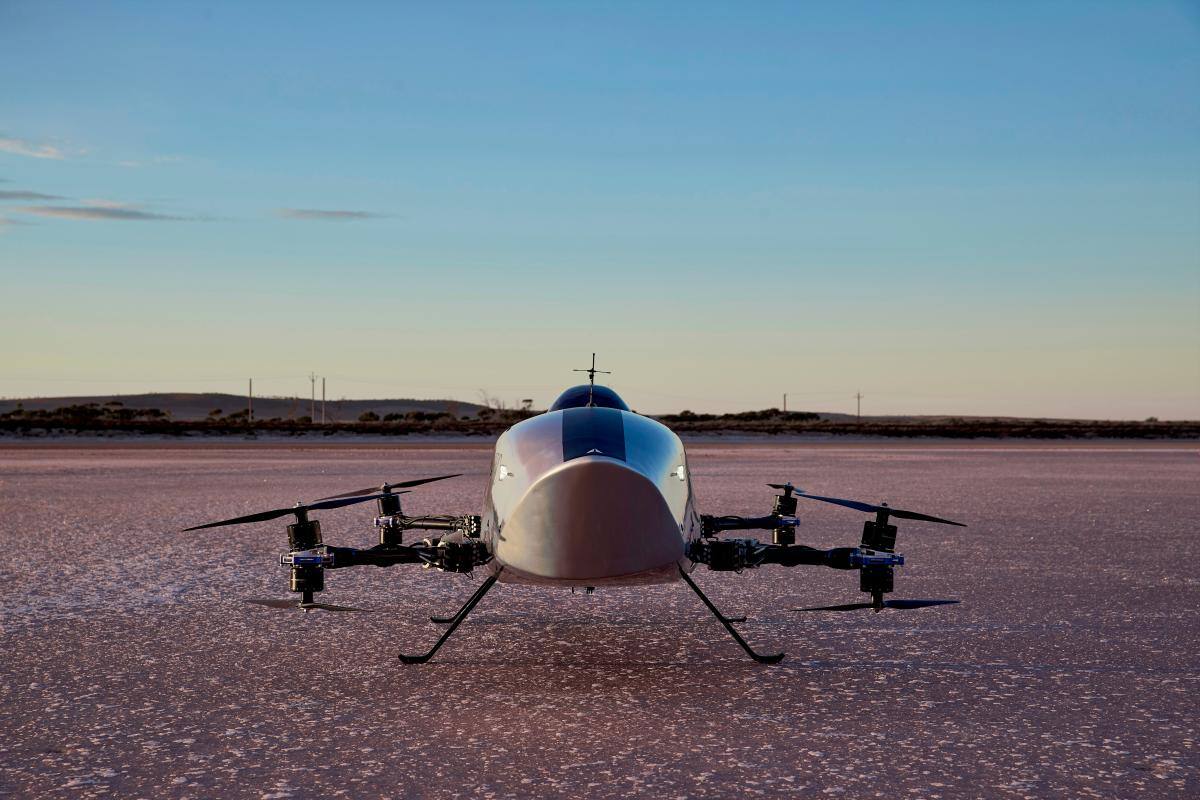 Airspeeder, coche eléctrico volador creado en Australia. Foto // EFE.