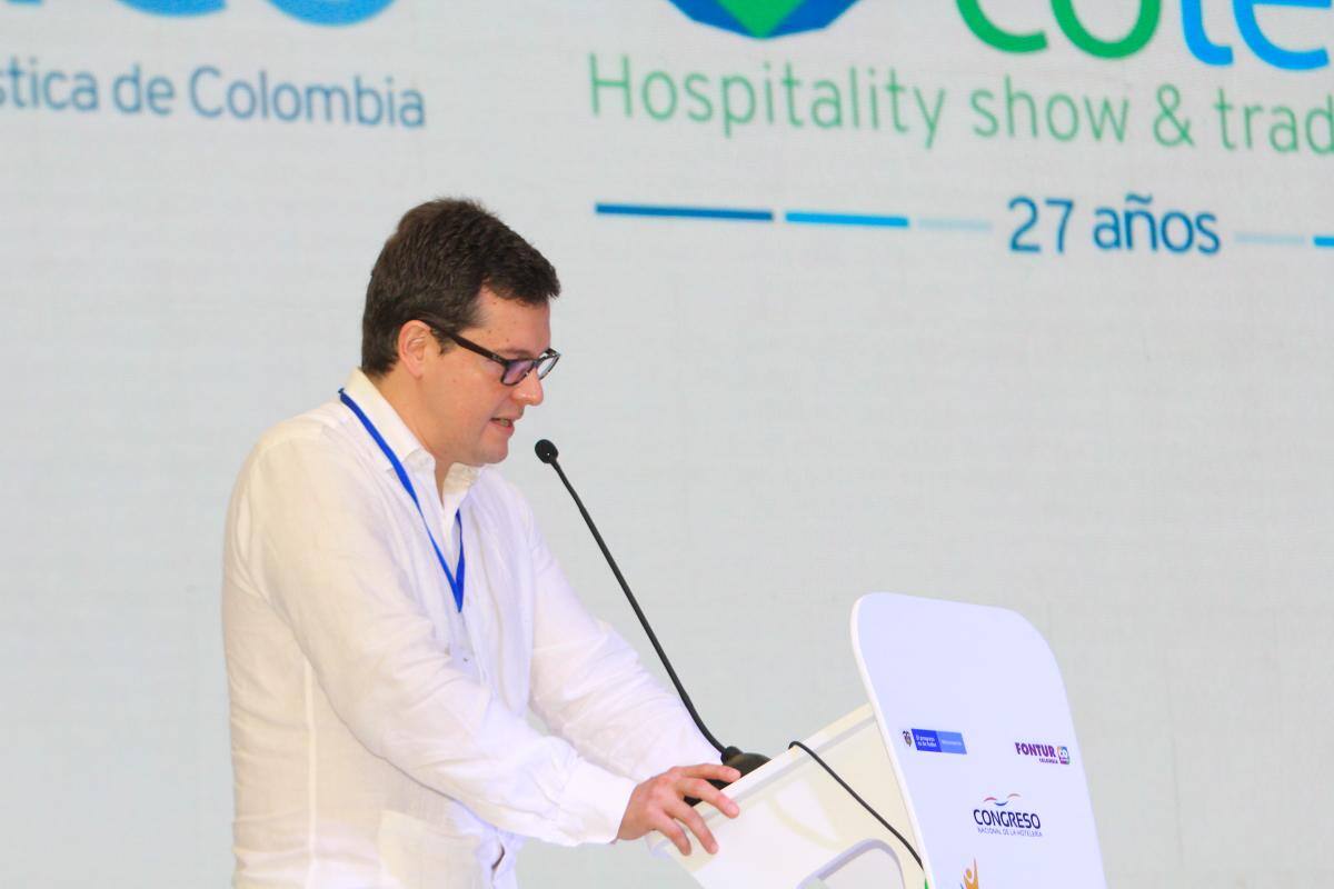 José Andrés Duarte, presidente Ejecutivo de Cotelco. // EL UNIVERSAL.