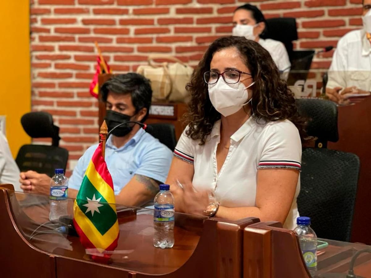 Diana Villalba, secretaria de Hacienda de Cartagena. // Cortesía