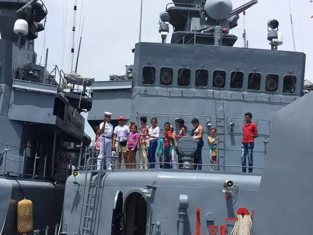 Los niños y niñas de San Jacinto durante su paseo por Cartagena. Lila Leyva/ El Universal