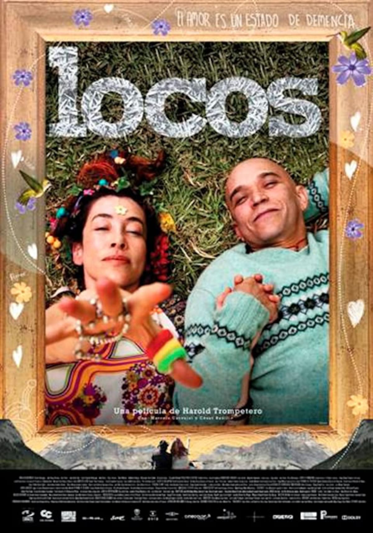 "Locos" es la nueva película de Harold Trompetero que protagonizan Marcela Carvajal y César Badillo. CORTESÍA –CINE COLOMBIA