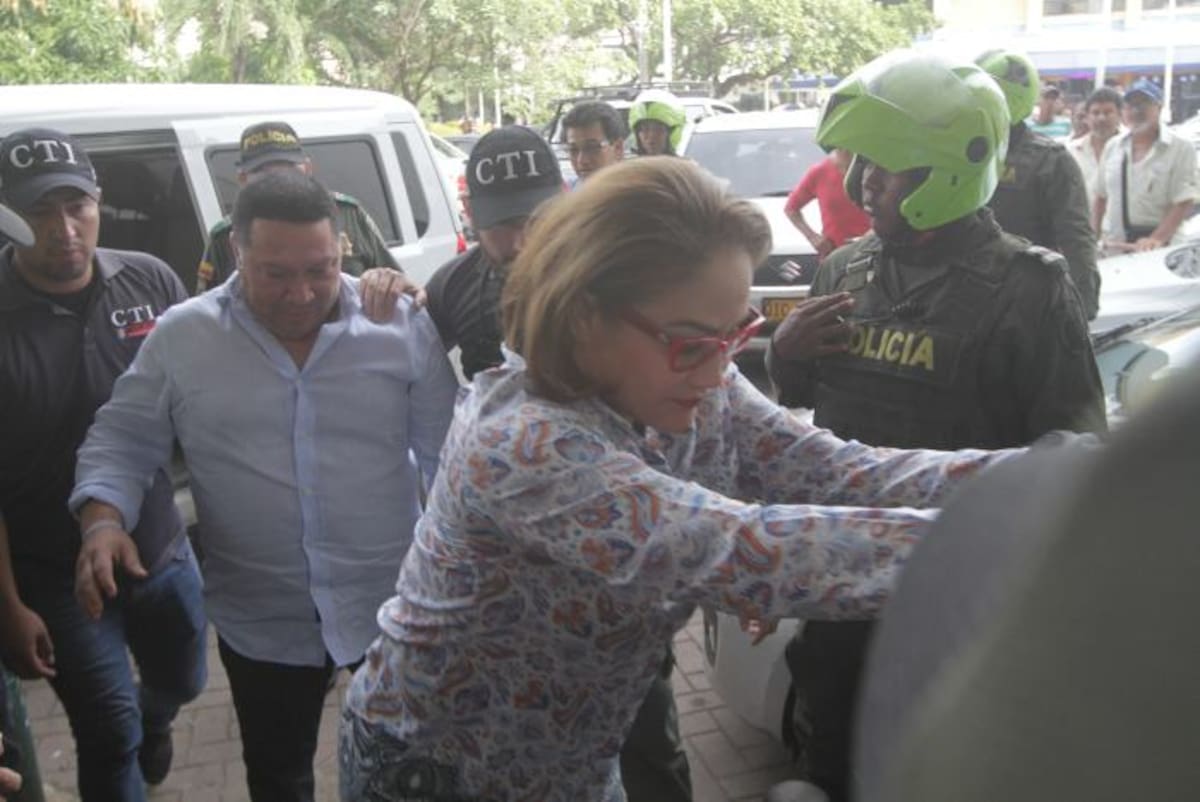 La audiencia de ayer comenzó poco antes de las 9 de la mañana y terminó cerca de las 7 de la noche. En esta se presentaron varias interceptaciones telefónicas. JULIO CASTAÑO - EL UNIVERSAL