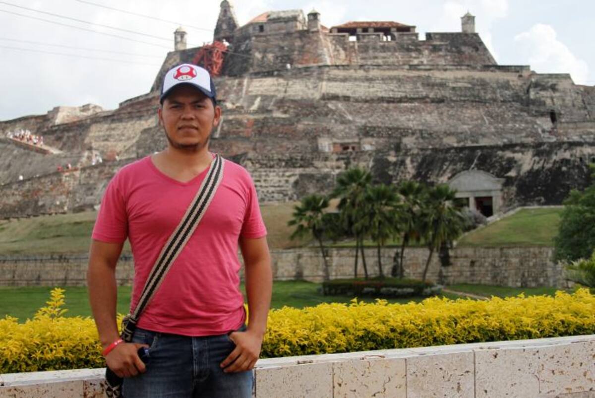 Richard Barrios, joven creador de la iniciativa. LUIS C. PRADO - EL UNIVERSAL
