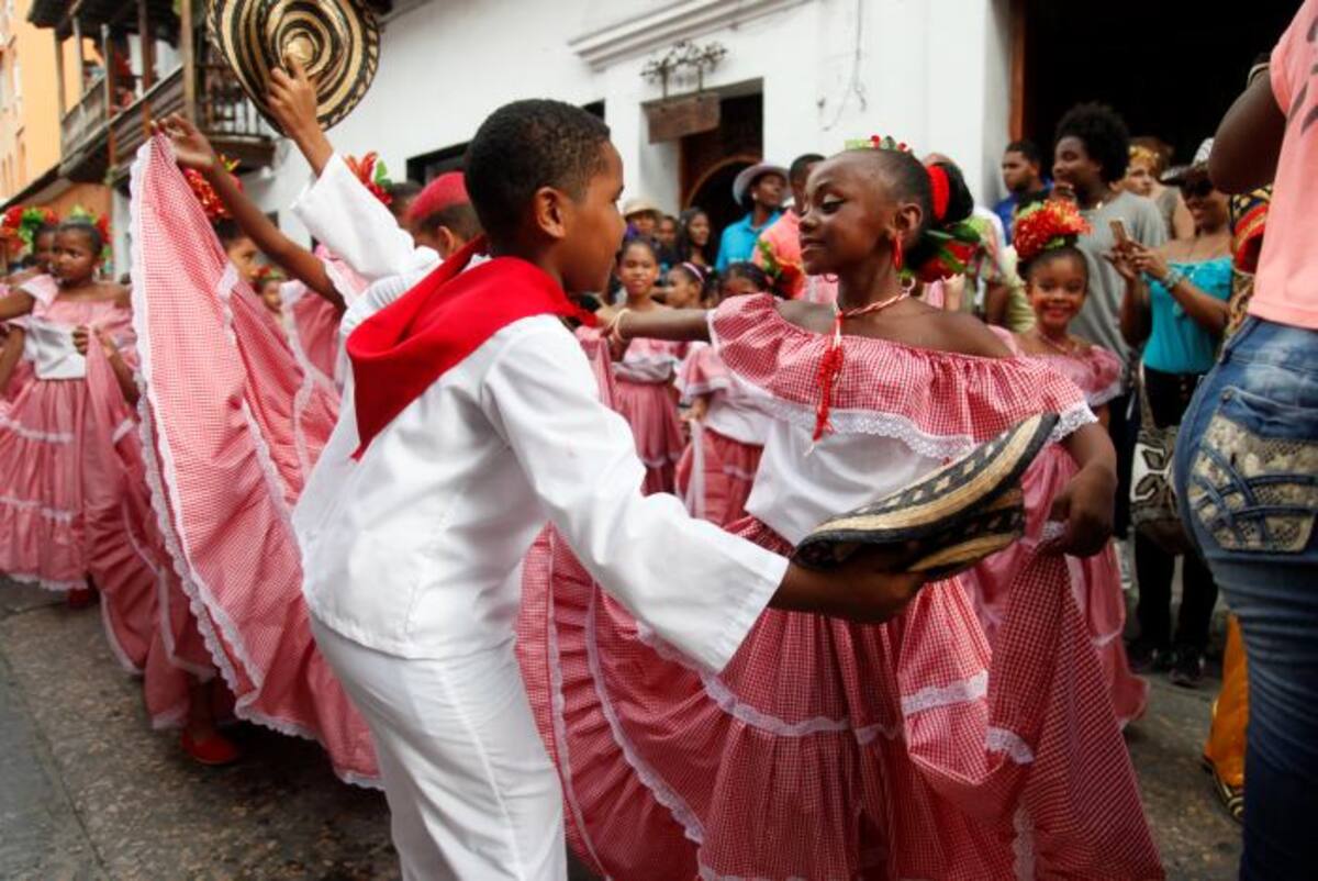 Los tradicionales cumbiamberos Aroldo Mestre.