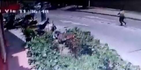 Video: Así fue la persecución de película de dos ladrones en Getsemaní
