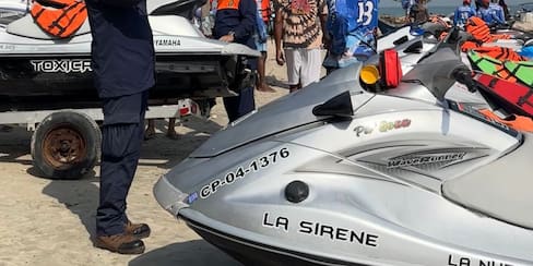 Operativo marítimo en Tierrabomba: ponen la lupa sobre motos acuáticas