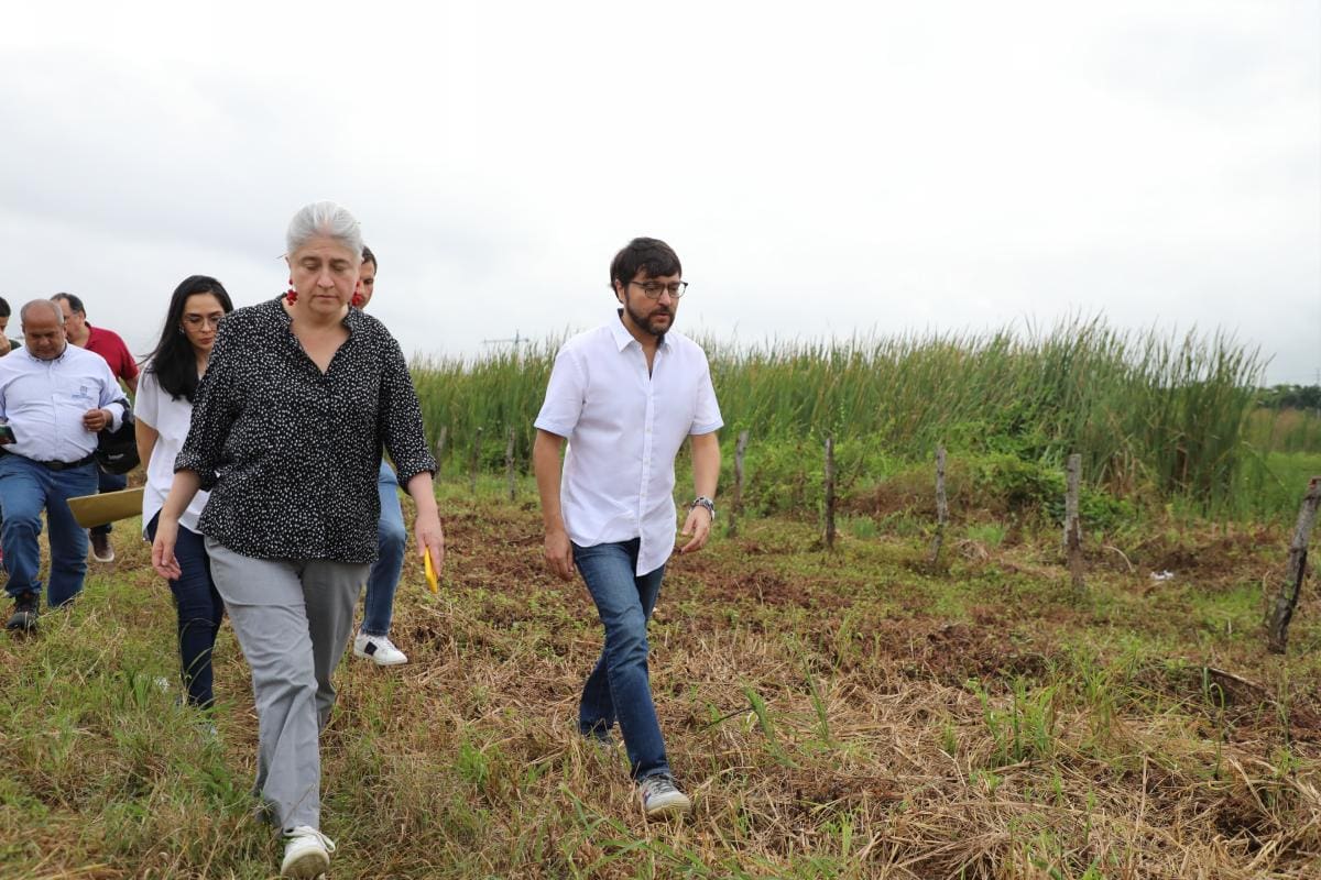 Muestran a Minvivienda terrenos donde se reubicará a damnificados