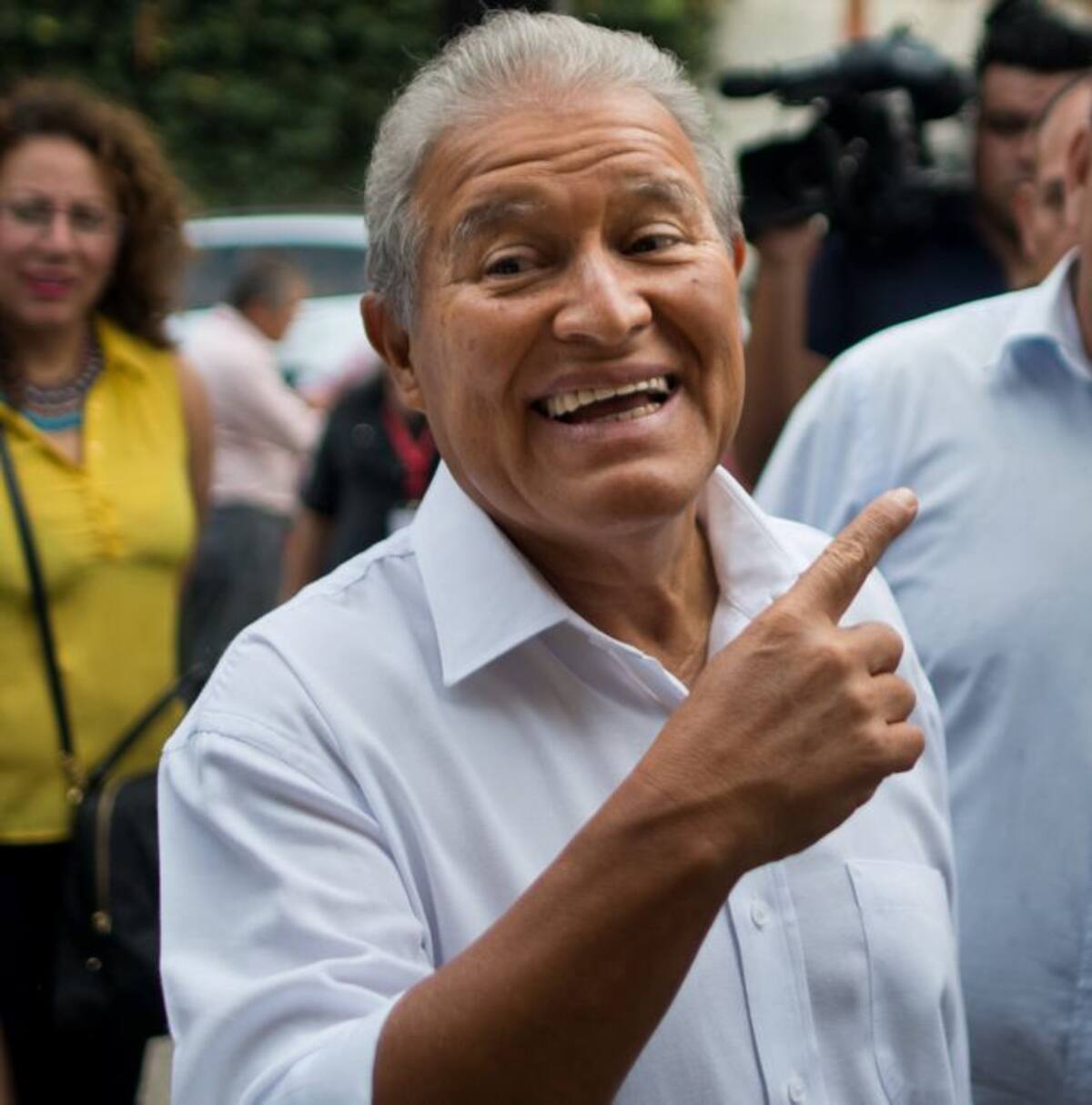 Presidente de El Salvador, Salvador Sánchez Cerén. AFP