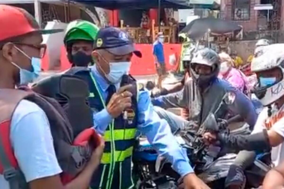 Video: Agente del Datt explica el nuevo decreto a motociclistas