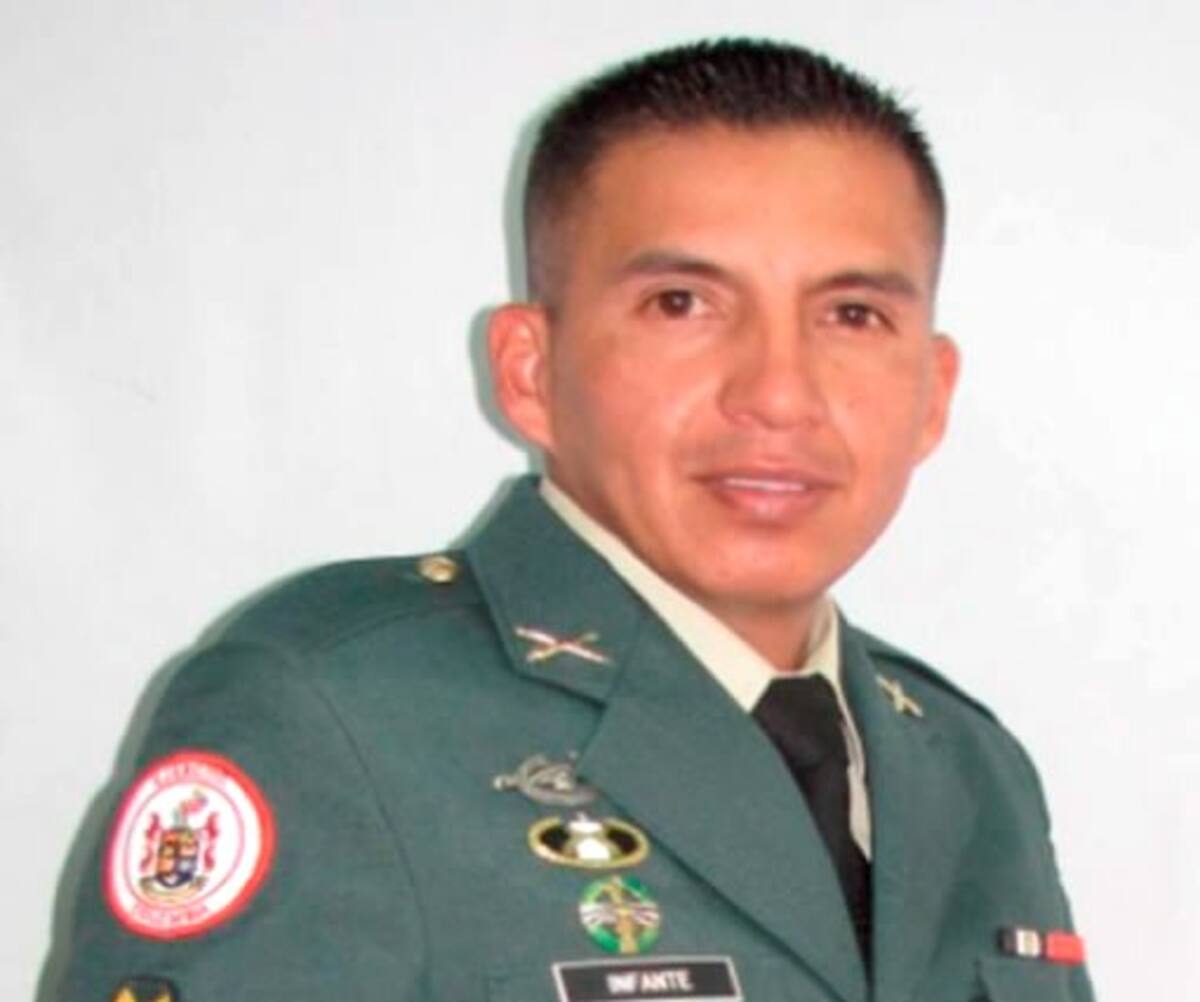 Sargento Segundo Carlos Infante Palacios, Jefe de Reclutamiento del Distrito Militar Número 11. Foto/ Cortesía.
