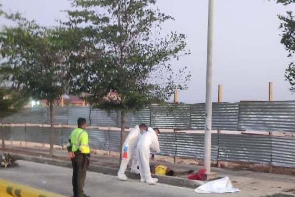 Un hombre muerto y una mujer herida deja accidente de moto en Barranquilla