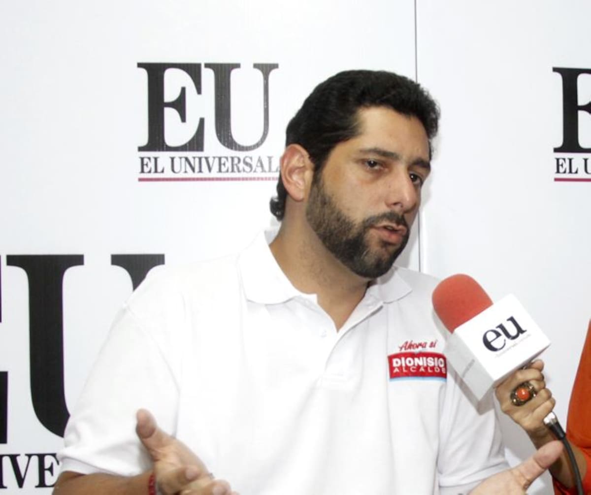 Dionisio Vélez Trujillo, candidato a la Alcaldía de Cartagena, por el Partido Liberal. ARCHIVO