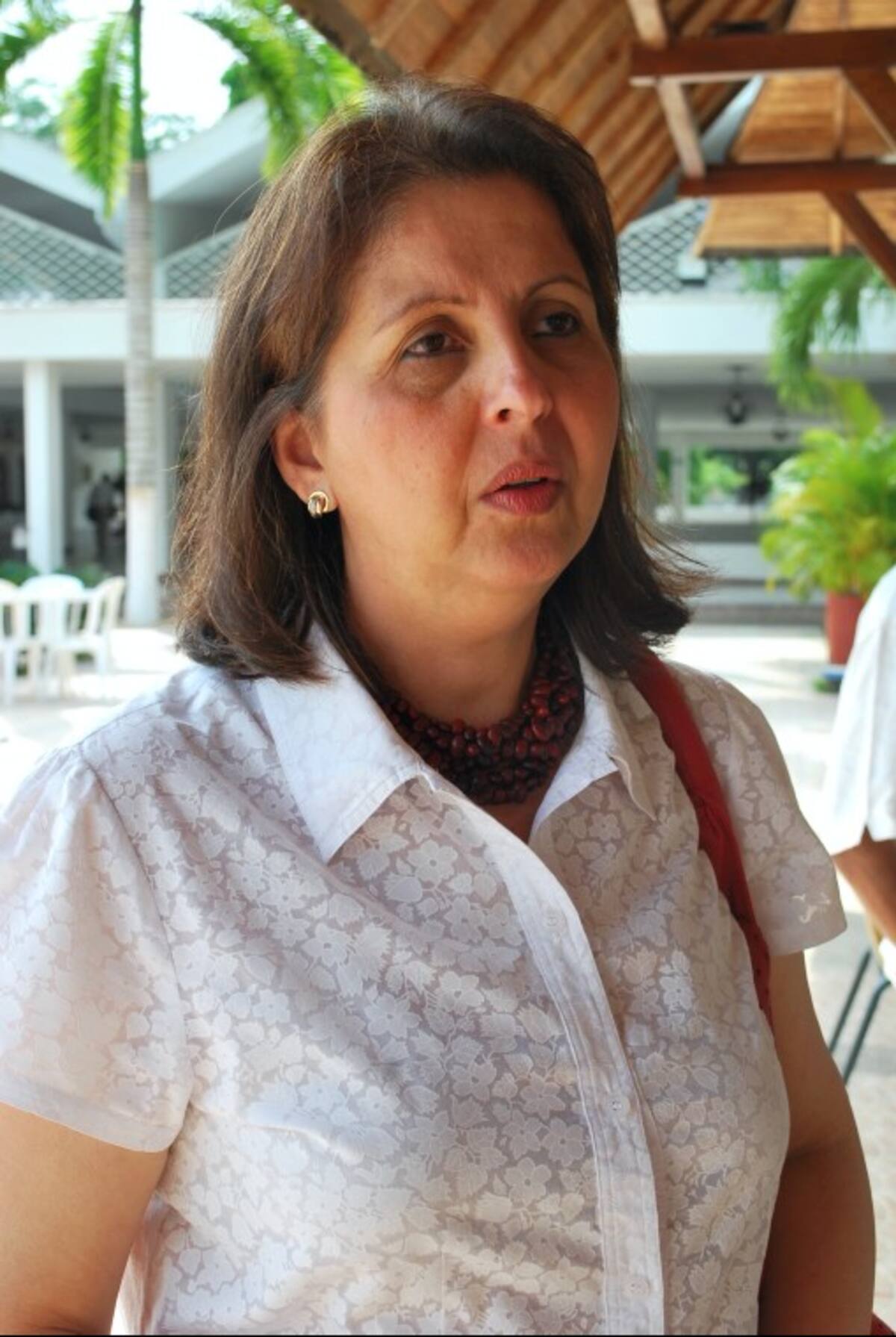 Nora García, senadora.