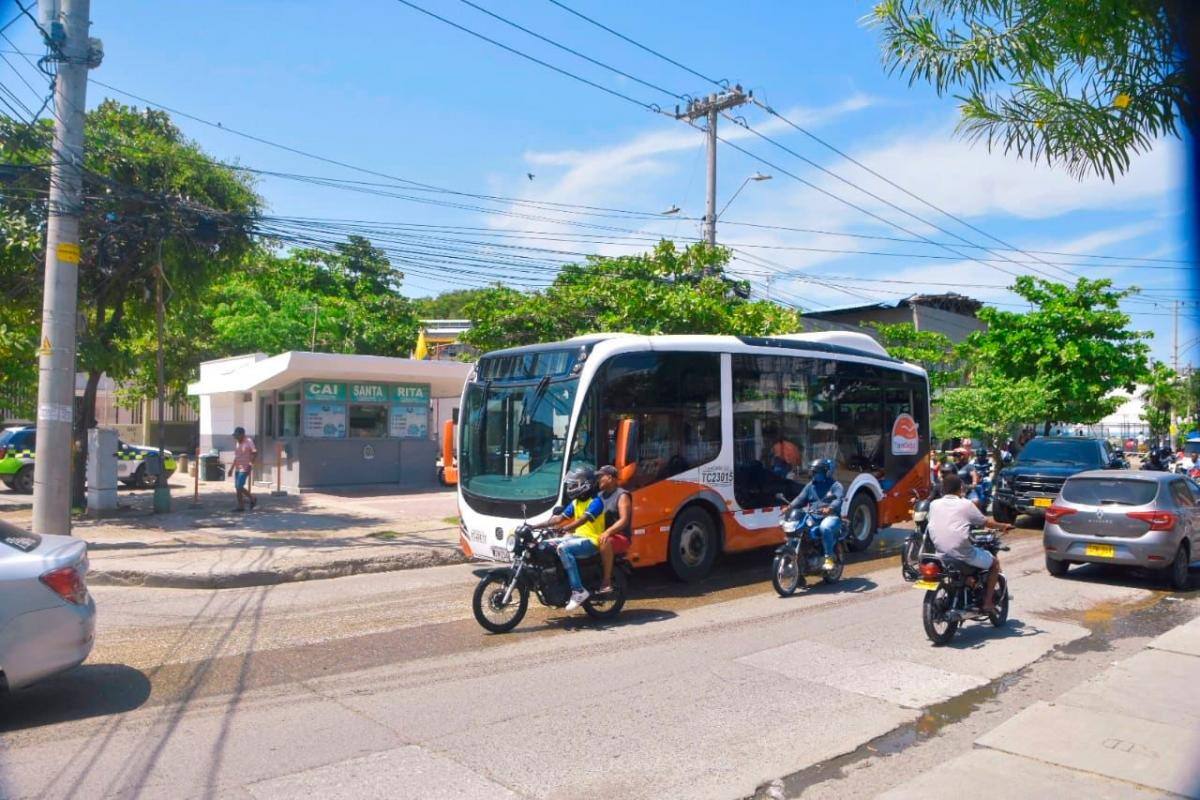 Transcaribe ya inició recorridos prueba para la ruta Torices y barrios aledaños