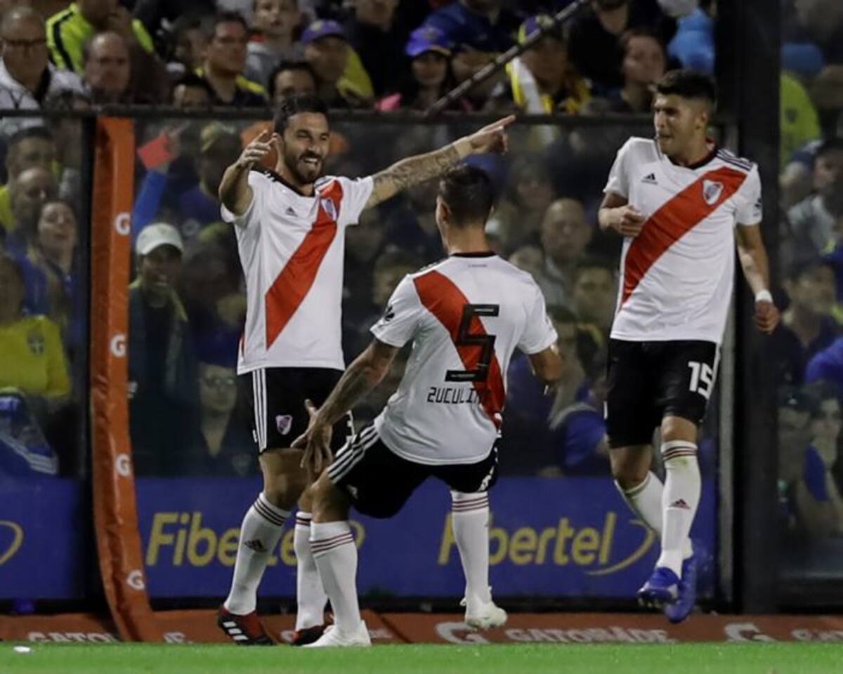 River Plate derrotó a Boca. AP Natacha Pisarenko