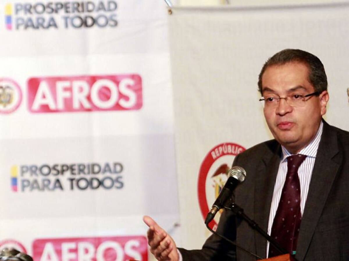 Fernando Carrillo, ministro del Interior. COLPRENSA