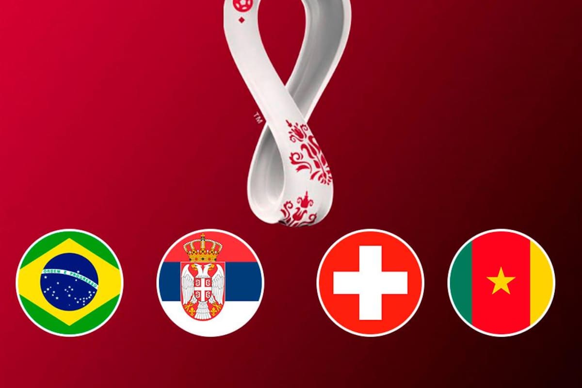 Mundial Qatar, Grupo G: Brasil, Serbia, Suiza y Camerún